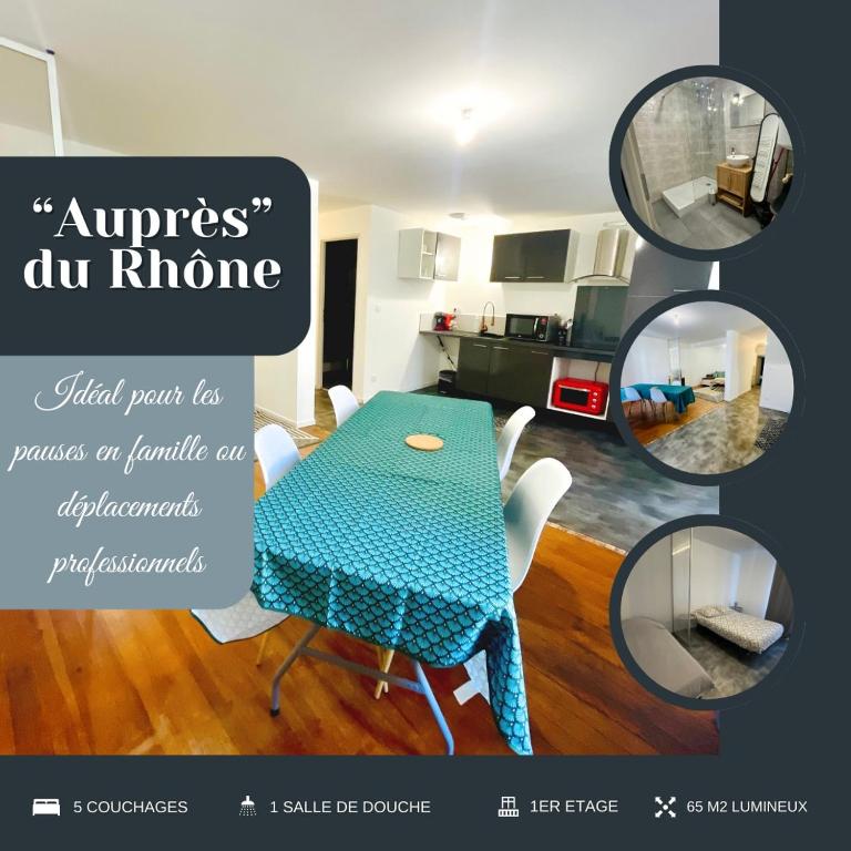 AirBnB - Auprès du Rhône - Les rives des Pénitents.